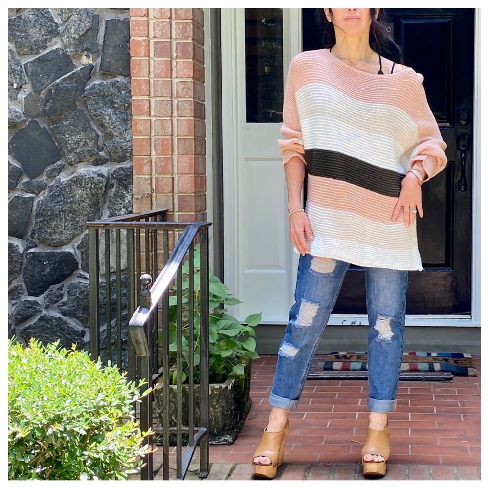 SPRING COLOR BLOCK SOFT SWEATER - Picture 2 of 6